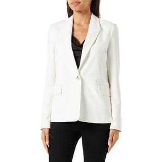 s.Oliver BLACK LABEL Women's Blazer Slim Fit, White, 44