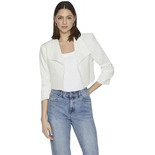 Vila Her Bin Cropped Blazer - Cloud Dancer - 38