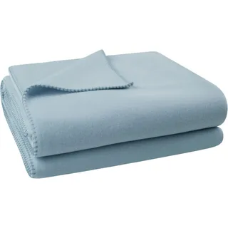 Zoeppritz Soft-Fleece Kuscheldecke 110 x 160 cm Blau