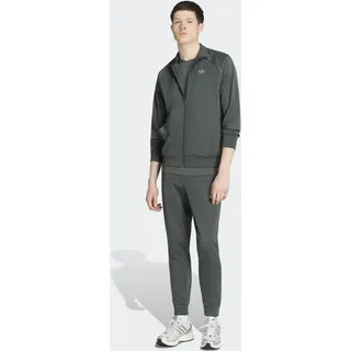 Trainingsanzug ADIDAS ORIGINALS "TECH ESS TS", Herren, Gr. XXL, legend ivy, Obermaterial: 100% Polyester, Sportanzüge Trainingsanzug, zweiteiliges Set, für Erwachsene, aus Polyester