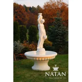 Zierbrunnen Springbrunnen Figur 206cm Brunnen Dekoration Garten Fontaine Teich