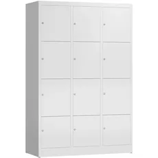 Bild von Schließfachschrank X-523437, 12 Schließfächer 118,5 x 50,0 x 180,0 cm