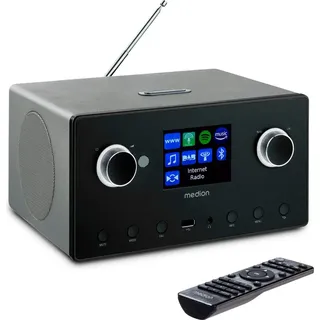 Medion P85444 2.1 Internetradio mit Subwoofer schwarz