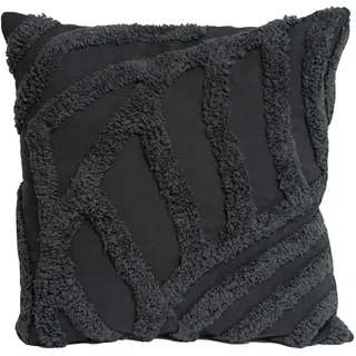 Soleil d'ocre, Kissen, 40 x 40 cm, Tuft, Anthrazit