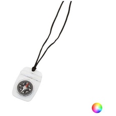 BigBuy Outdoor Kompass mit Pfeife 144438 S1405378, Erwachsene, Unisex, Rot, Einheitsgröße