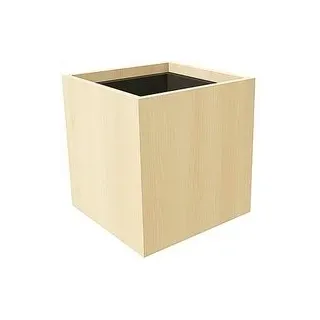 fm Pflanzkübel Plant Holz königsahorn rechteckig 38,0 x 40,0 cm, 1 St.