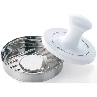 GEFU Burgerpresse Ø 12 cm Edelstahl silber