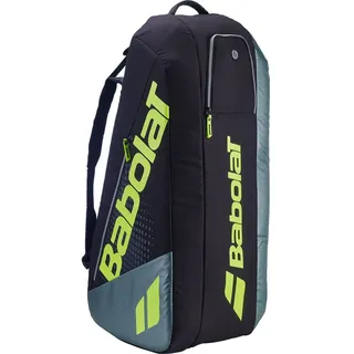 Babolat Rh6 Pure Aero Tennistasche - Metallic Grey / Black / Fluo Yellow - One Size
