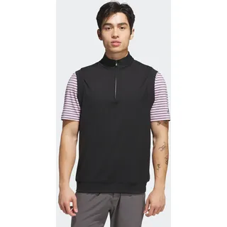 adidas Performance Funktionsweste "ULTIMATE365 CLASSIC QUARTER-ZIP VEST" für Golf, mit Reißverschluss, aus Polyester und Elasthan, schwarz