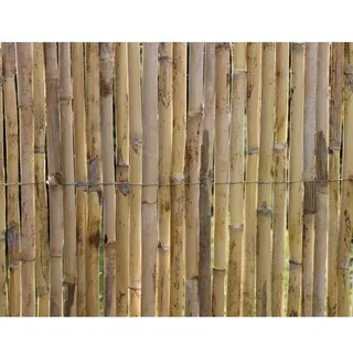 Schilfrohrmatte , Natur Premium, Gespaltenes Schilfrohr, 3 x 1 m, Sichtschutz 3/5