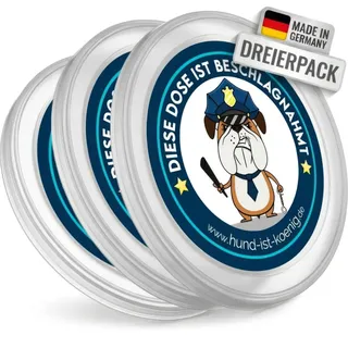 Hund IST König® Dosendeckel, Deckel für Dosen halten Tierfutter frisch, schließen Gerüche ein 3 St