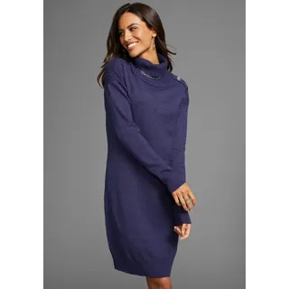 LAURA SCOTT Strickkleid Lila 34