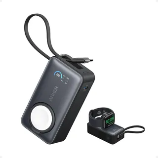 Anker MagGo Powerbank 10.000mAh für Apple Watch Black Stone