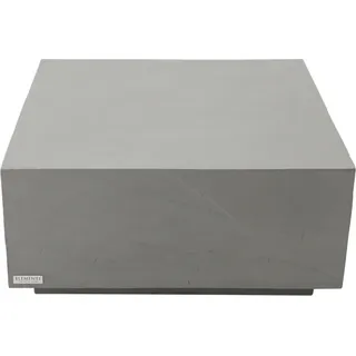 COLORADO Couchtisch aus Beton | stabil | hochwertig | 86 x 86 x 40.6 cm - Grau