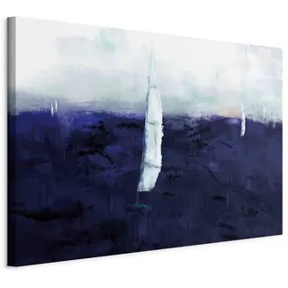Artgeist Leinwandbild Maritime Memory Blau/Grauweiß ca. 120x80x1,2cm