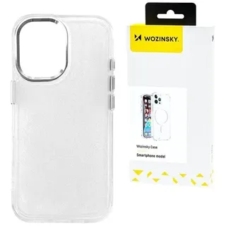 Wozinsky Glitter Case for Samsung Galaxy S24 FE - Transparent with Glitter