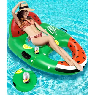 Gontence Luftmatratze Pool - Wasserhängematte Erwachsene mit Netz - Luftmatratze Wasser Erwachsene - Wasser Hängematte Pool Luftmatratze Pool Matratze - Pool Spielzeug Kinder Schwimmbad