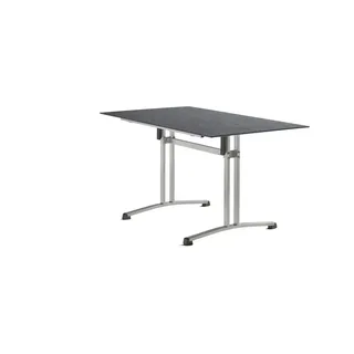 Sieger Gastro-Tisch Klapptisch 140 x 80 x 73 cm Graphit/Schiefer anthrazit