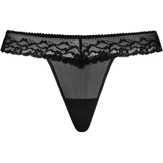 Teyli String Tanga Damen mit Zarter Spitze Verziert - Strings & Tangas für Damen aus Transparentem Mesh