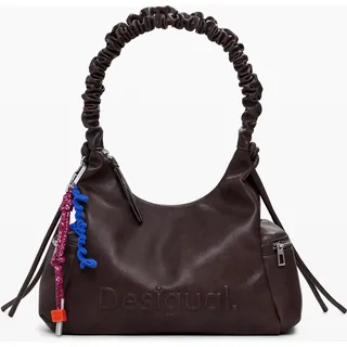 Elegante Damen Tasche Braun mit Kontrastdetails und Viel Stauraum - Braun