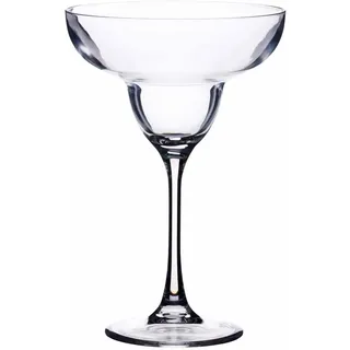 KitchenCraft Bar Craft Kunststoff Margarita Cocktail Glas, 250 ml (9 FL Oz), transparent