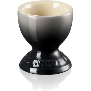 Le Creuset Steinzeug Eierbecher mit Stand-Fuß, 9 g, 5.3 x 5.3 x 5.9 cm, Flint, 71702004440099