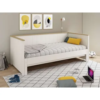 OTTO home »"REIGNY ", Kinderbett, Gästebett, zwei Schlafplätze« 2. Schlafplatz ausziehbar, Massivholz, Lammellen - Design, Landhausstil, Schublade optional,