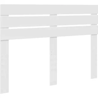 vidaXL Kopfteil mit Kopfteil Weiß 140 cm Holzwerkstoff