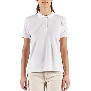 Kappa Carly Kurzarm-poloshirt - White - S