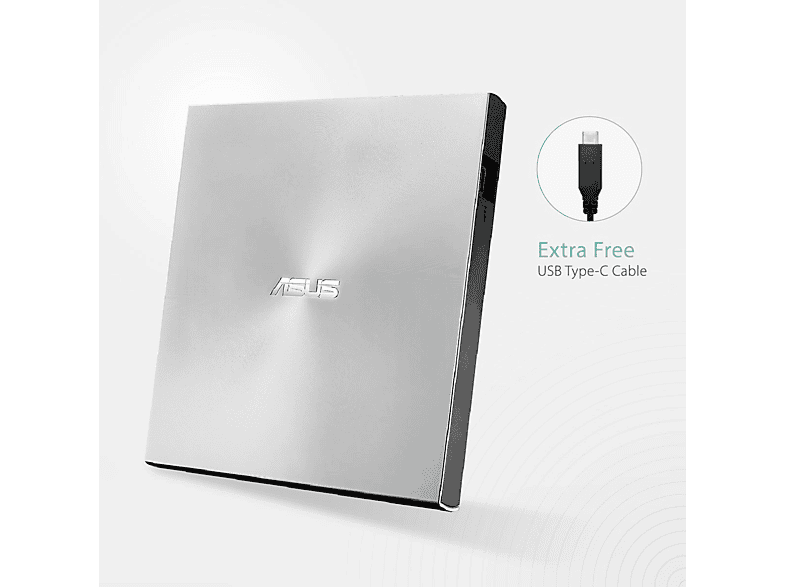 Bild von ZenDrive U9M SDRW-08U9M-U DVD-Brenner extern Retail USB-C® Silber