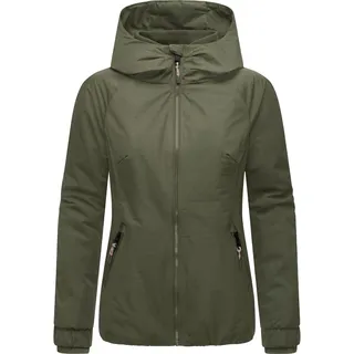 Ragwear Damen warme Wasserdichte und atmungsaktive Winterjacke mit Kapuze Dizzie Warm Rain YOUMODO Dark Olive Gr. M - M