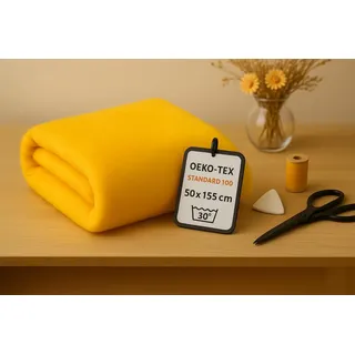 StoffBook goldgelb kunstfell teddyfell fellimitat für nähen, kuschelfell, plüschstoff, zottelfell, weiches fell, stoff zum kleben, ideal kuscheltiere, dekorationen, diy, kinder d205