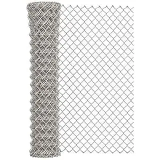 Maschendrahtgeflecht 25 x 1 m Silber