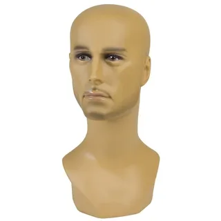W WIDMANN MILANO Party Fashion, Herren-Büste 40 cm, helle Haut, modernes Design, ideal für Schaufenster, unisex, diversifiziert die Präsentation und zieht eine vielfältige Kundschaft an