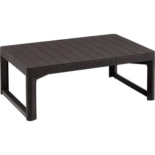 Keter Lyon Gartentisch - 116 x 71 x 40 – 65 cm - braun - Braun
