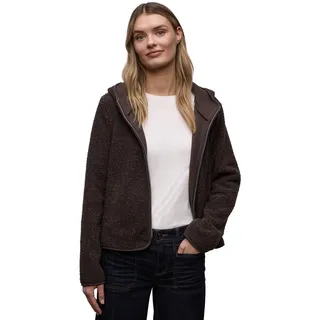 Street One Damen Teddy-Jacke mit Kapuze