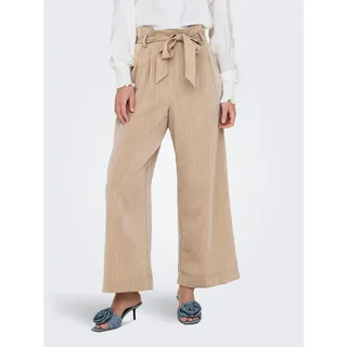 Only Damen, Onlmarsa Solid Paperbag Pant WVN Noos, Safari/Detail:Melange, S