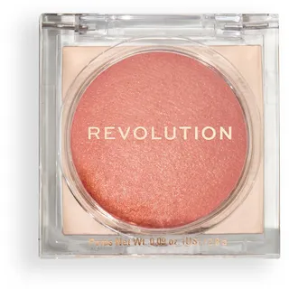 Revolution Beauty Revolution, Beam Bright Blush, Gesichtspuder-Rouge, Einfach zu Verblenden & Aufbaubar, Leuchtende Wangen, Vegan & Ohne Tierversuche, Peach Pop
