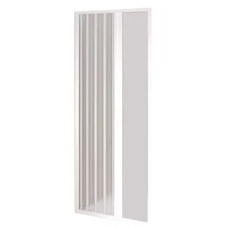 Forte Box doccia a soffietto Porta latera Bianco Nova kit 110-80x185