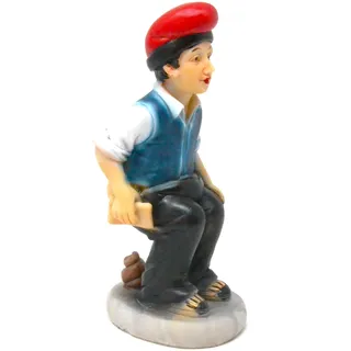 Genérico CAGANER Harz, versteckte Krippe, 14 cm, der Mann, Krippenfigur, Krippe, Krippe, Krippe, Jesus, 3 Könige.