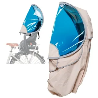 Bub-up Sonnenschutz Und Regenschutz Für Kinderfahrradsitz - Blue / White - One Size
