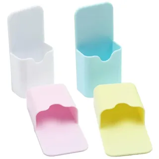 4 Stück Magnetische Stifthalter mit Magneten,Robuster Stifteorganizer für Whiteboard, Kühlschrank, Metallfläche für Schule, Büro & Zuhause – Stifthalterung für Marker, Stifte, Schreibzubehör,4 Farben