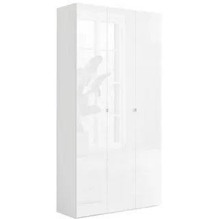OTTO home SMILE 95 x 184 x 35 cm weiß hochglanz lack / weiß
