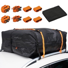 Bramble - XL Faltbare Auto Dachbox mit Gurten & Antirutschmatte, 430L - Dachgepäckträger Tasche, Dachgepäcktasche für Reisen - Wasserdicht & Robust