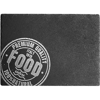 Excelsa Premium Quality Teller, Schiefer, Grau