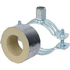 Walraven, Zubehör Sanitärinstallation, BISOFIX Kühlrohrschelle PIR60 Ø33,7-35,0mm mit 60mm Isolierung, Kombi-Muffe M8/10.