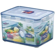Bild von HPL838 Lebensmittelaufbewahrungsbehälter Rechteckig Box Blau, Transparent