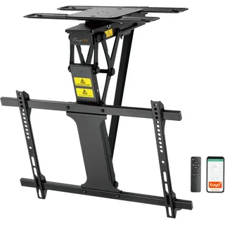 Easy Life EasyLife - TV, Deckenhalter Smart Home elektrisch drehbar und schwenkbar, 32 bis 75 Zoll, VESA bis 600x400, (schwarz) | Schwarz