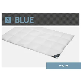 SPESSARTTRAUM "Blue", warm 60% Daunen, 40% Federn, 155x220 cm