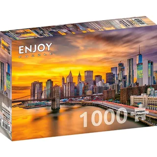 ENJOY Puzzle New York in der Abenddä mmerung, USA 1000 Teile